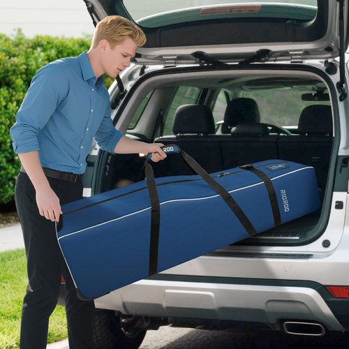 RIOROO Golf Travel Bags for Airlines with Wheels, Soft-Sided 900D Oxford Cover, Padded Club Protection, Universal Fit Golf Gifts for Men and Women