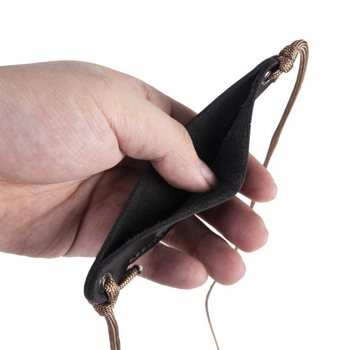 EASYANT Handmade Leather Pouch Shepherd Sling Old-Fashioned Slingshot