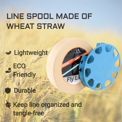 Maxcatch Troutlite Double Taper Floating Fly Line, 90ft, DT3F-DT6F, Easy Casting, with Two Welded Loops (DT3F-90FT)