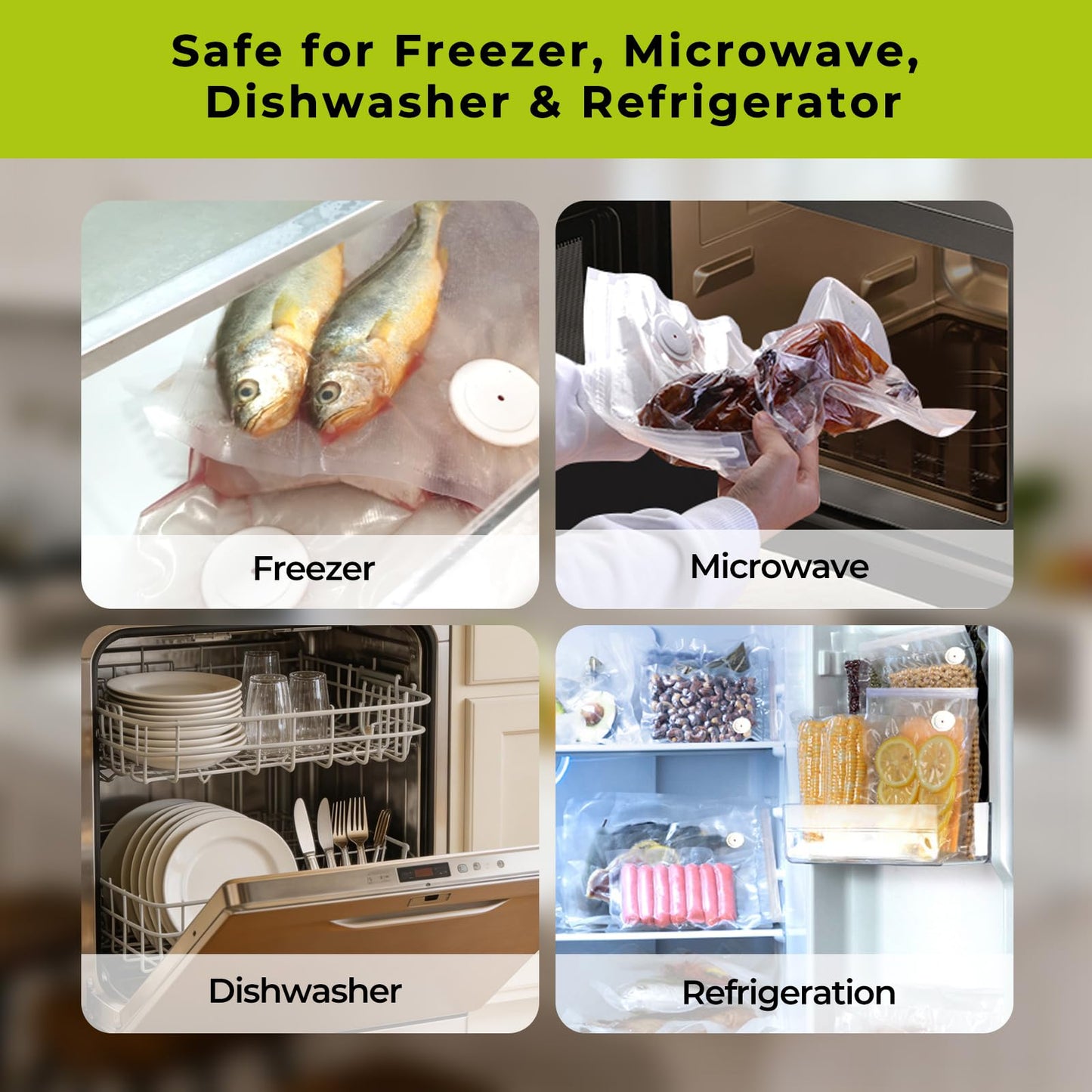 ZLTMYI Handheld Vacuum Sealer for Food with 20 Reusable Vacuum Bags
