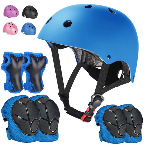 Kids Bike Helmet Set Adjustable Helmet for Ages 3-15 Kids Toddler Boys Girls Youth, Multi-Sport Bicycle Skateboarding Football Rollerskating Scooter Rollerblade Balance Bike Helmets