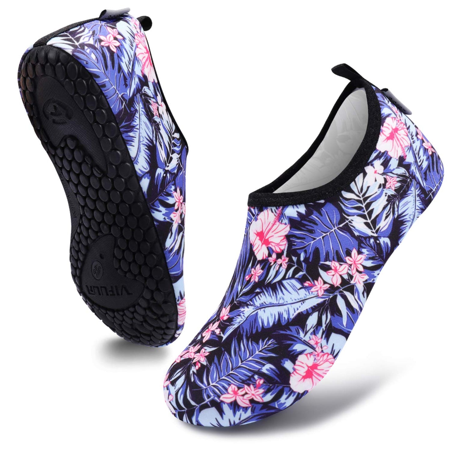 VIFUUR Water Sports Unisex Shoes Blue/Leaf - 9-10 W US / 7.5-8.5 M US (40-41)