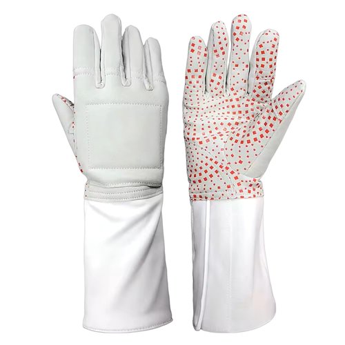 Fencing Club Fencing Glove, 3-Weapon Washable, Pro-Grip Silicone Design, Foil Epee and Saber, Competition Approved (6, Right)