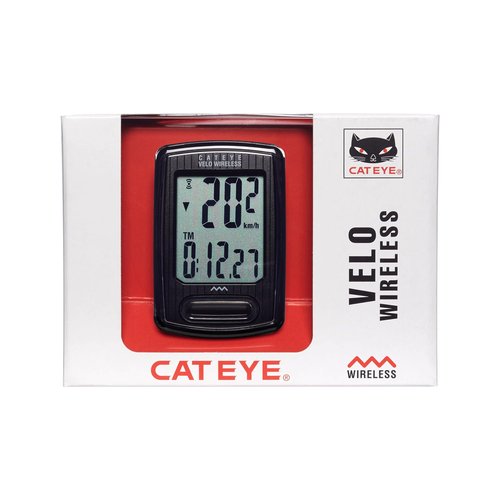 CATEYE Velo Wireless Bike Computer – Analog Wireless Cyclocomputer, Speedometer & Odometer, Calorie Tracking, Zip-Tie Mount, Auto Start/Stop, Programmable Odometer, Easy Setup for All Bikes