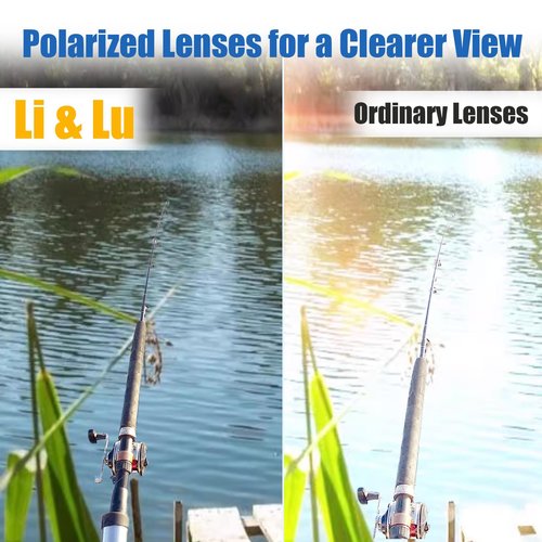 Li&Lu Sport 4K Camera Sunglasses, 2160P FHD Sports & Action Video Cameras for Outdoor Sports (64GB TF Card Included)