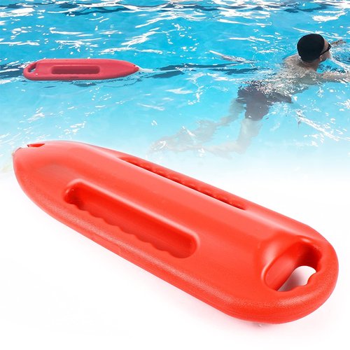 Jiabailie 3 Handle Rescue Can Swimming,Lifeguard Rescue Tube,Swimming Float W/5.25ft Pe Rope for Water Life Saving Safe Swim Training Swim Buoy Safety Float with Adjustable Waist Belt
