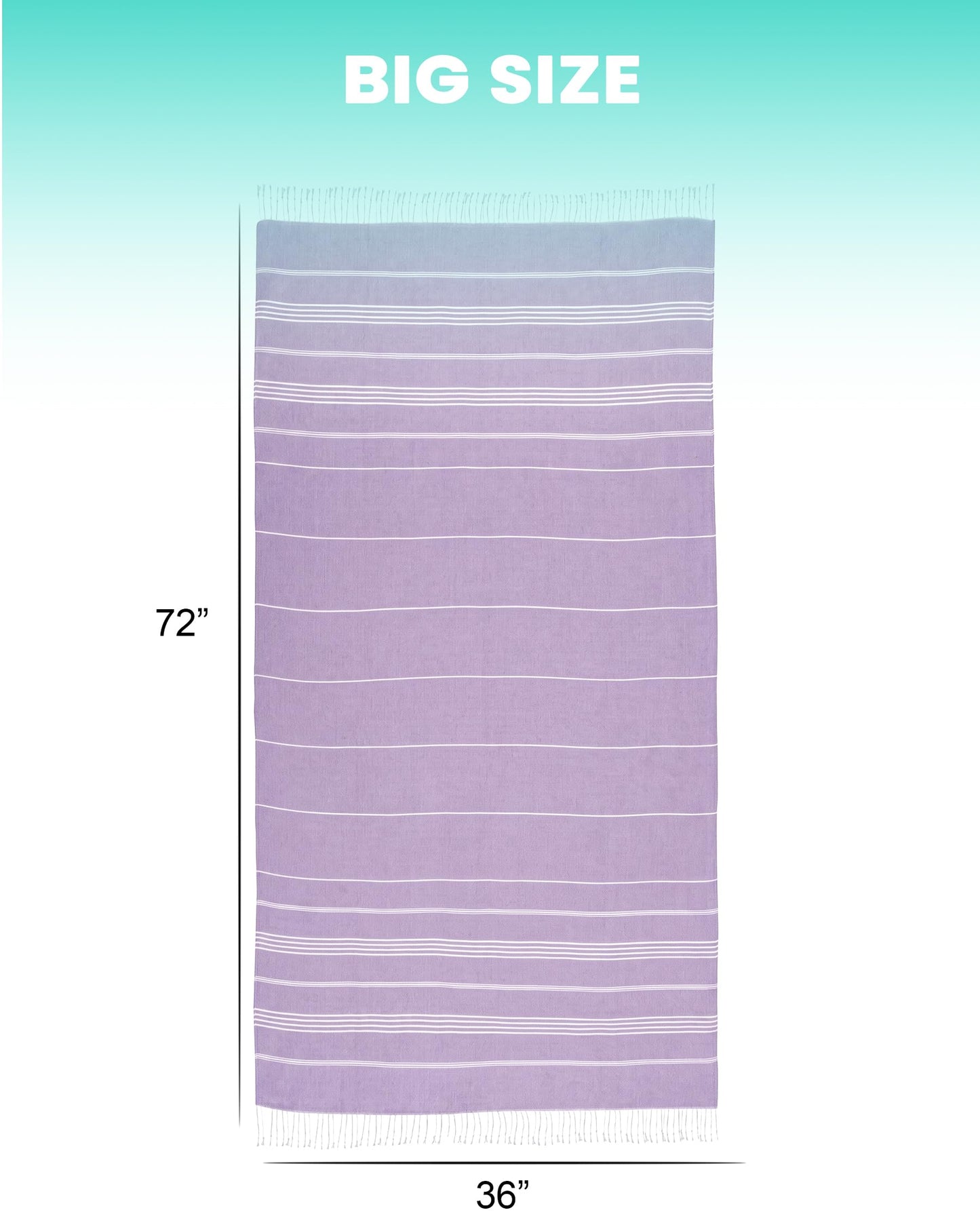 Antfuny 2 Packs Turkish Beach Towels Pool Towel Beach Mat Sauna Blanket Fast Drying Sand Proof Cute Aesthetic Travel Trip XXL Big Wet Cool Beaxh Towell Besch Tows Inside Bundle Couple Cat Each towela