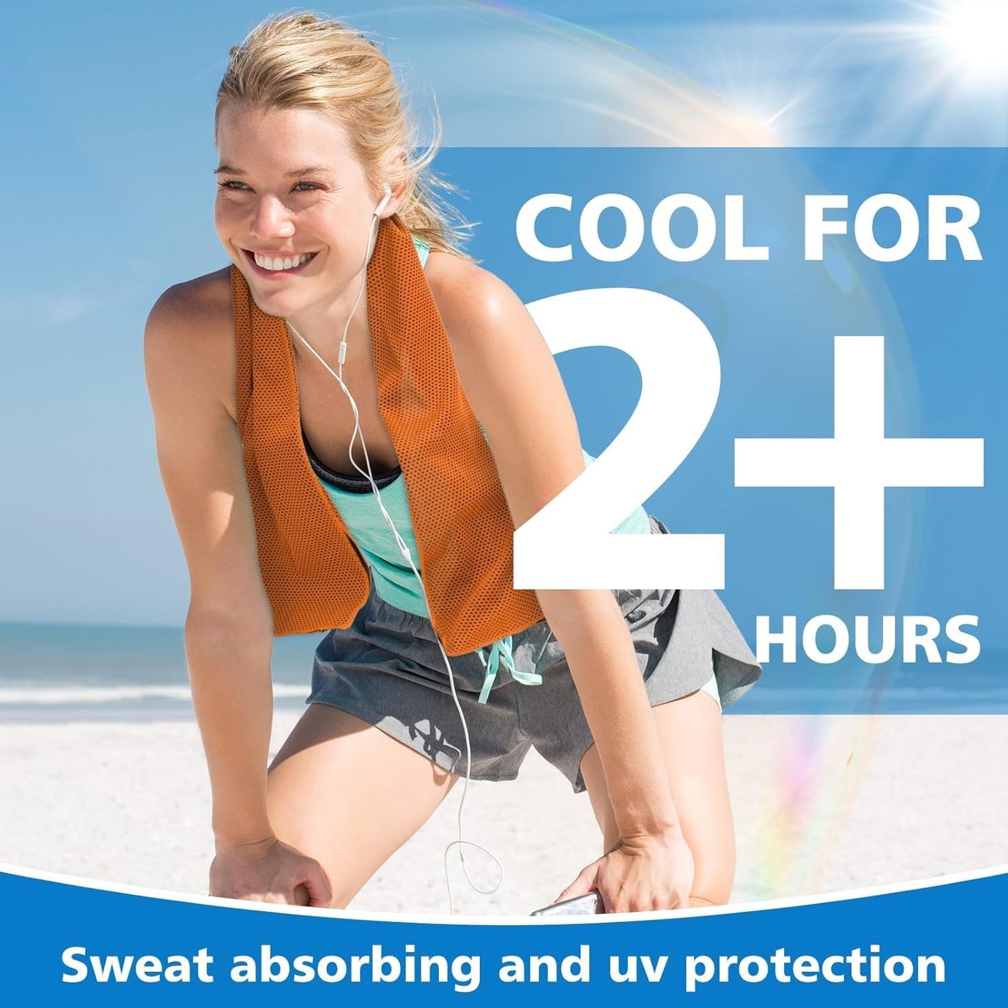 24 Pack Cooling Towels Bulk for Neck and Face 40"x12" Ice Cooling Sweat Rags Microfiber Soft Breathable Soft Chilly Towel for Yoga Golf Sport Running