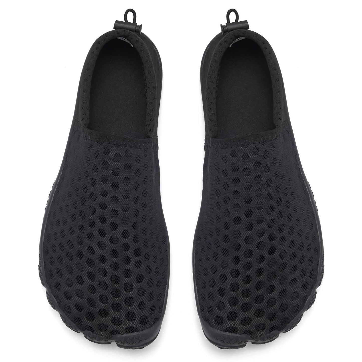 Rechtmien Water Shoes Mens Womens Barefoot Breathable Non-Slip Beach Swim Quick Dry Aqua Lightweight Black 13 Women/12 Men