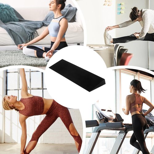 Yoga Squat Wedge, Foam Squat Wedge Block, Portable Pilates Board, Yoga Bolster For Wrist And Lower Back Support, Improve Mobility And Performance