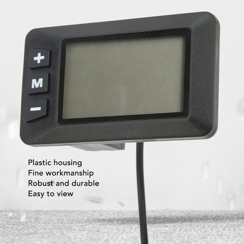 SUNGOOYUE 36V Electric LCD Display Meter, Realtime Recording Electric Meter Panel for Electric Bikes and Scooters