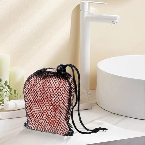 6 Pcs Small Mesh Bag Nylon Mesh Drawstring Bags with Cord Lock Closure 6 X 4" Drawstring Bags Portable Small Travel Stuff for Toys Cosmetics Travel Goods (Black)