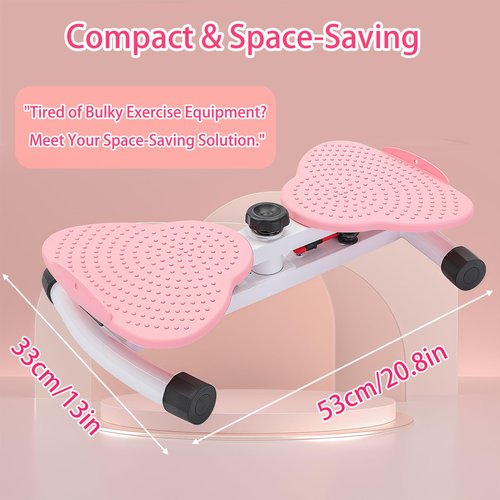 Waist Twisting Machine Waist Twister Board with Resistance Bands Twist Board for Exercise with Non-Slip Socks und Waist Trainer Belt for Women Belly Fat AB Twister (Blue)