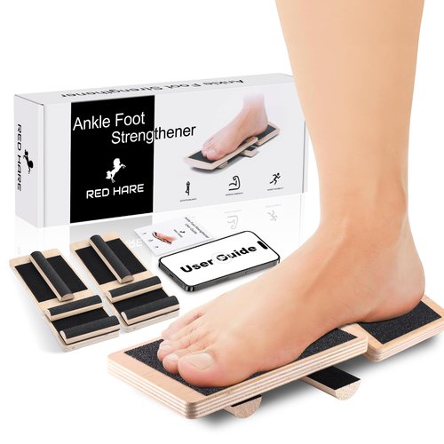 Adjustable Ankle Balance Board with 2 Single Leg Balance Boards and 6 Balance Bars, Versatile Ankle Strengthener for Stability, Rehab & Pain Relief