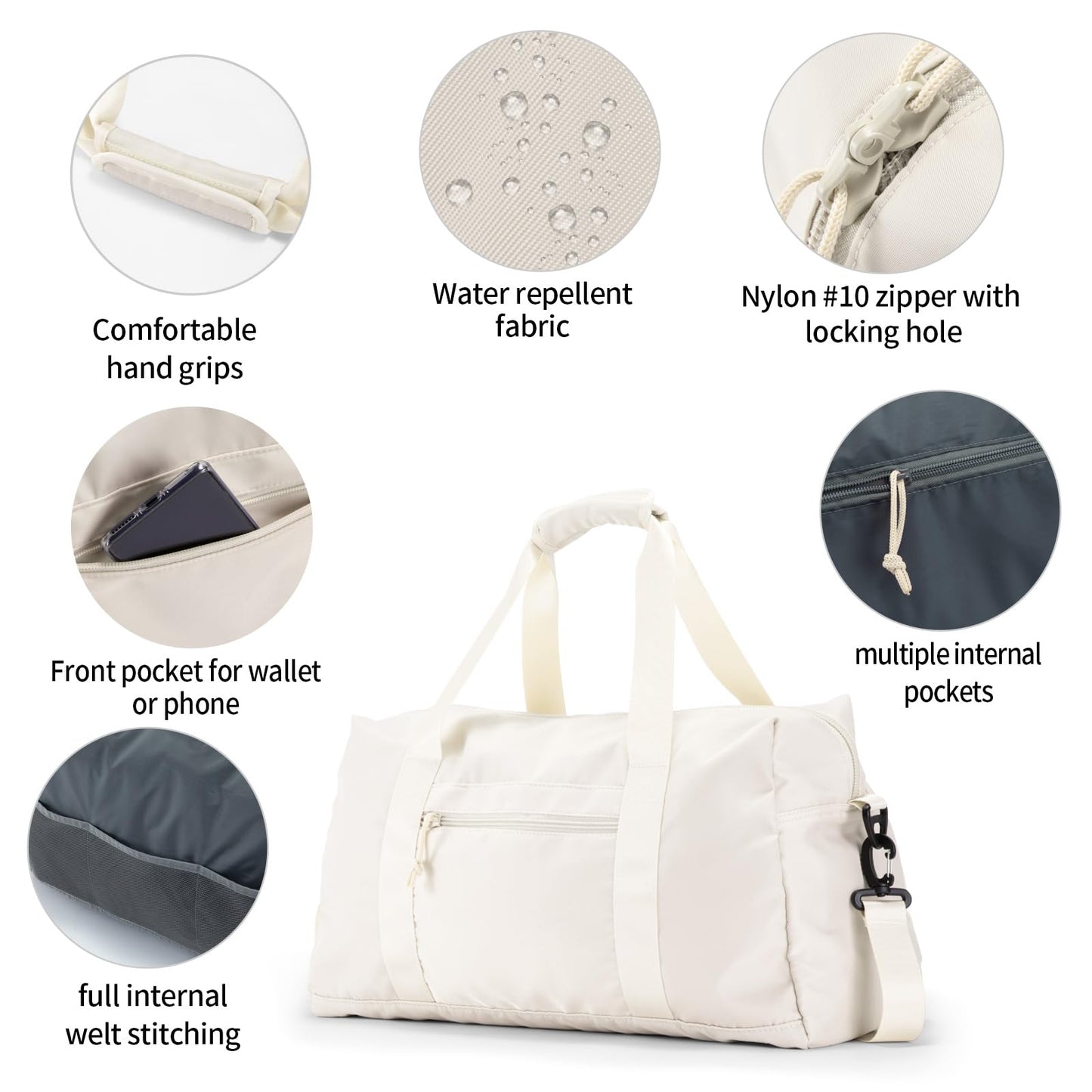 Travel Duffle Bag,Sport Gym Bag for Men And Women with Wet Pocket,Weekender Bag Carry On Tote Bags for Airplane