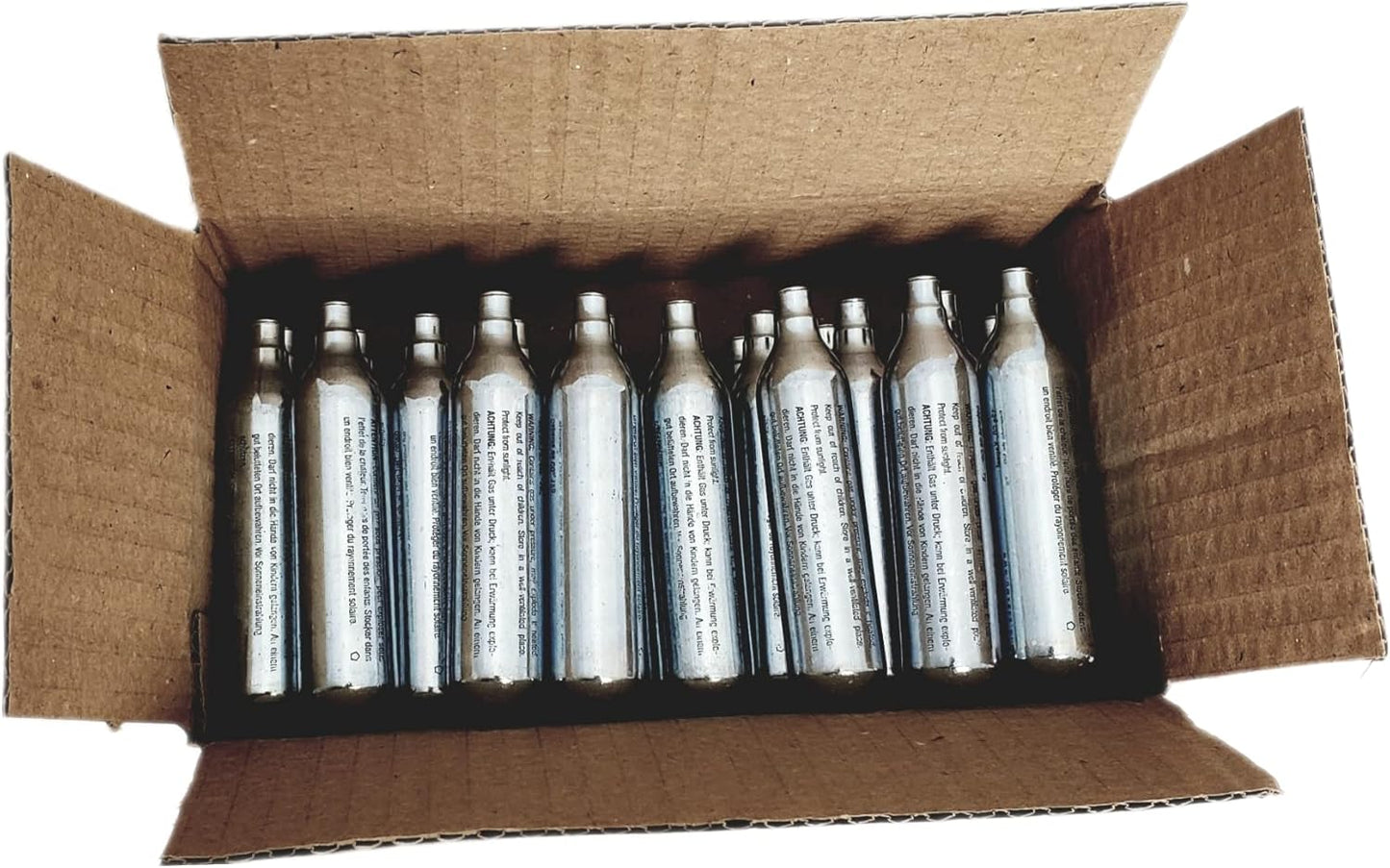 12 Gram CO2 Premium Cartridges for Paintball and Airsoft