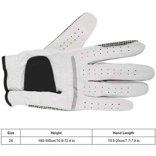 Racquetball Glove, Triangular Shaped Anti Slip Granules Enhanced Grip Gloves Leather and Anti Slip Granular Material for Right Hand Protective Glove (26)