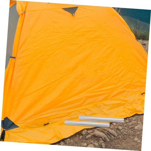 PAMINGONO Replacement Tubing for Tent Poles 4pcs Aluminum Alloy Repair Tubes Versatile Fixing Tubes for Tent Parts