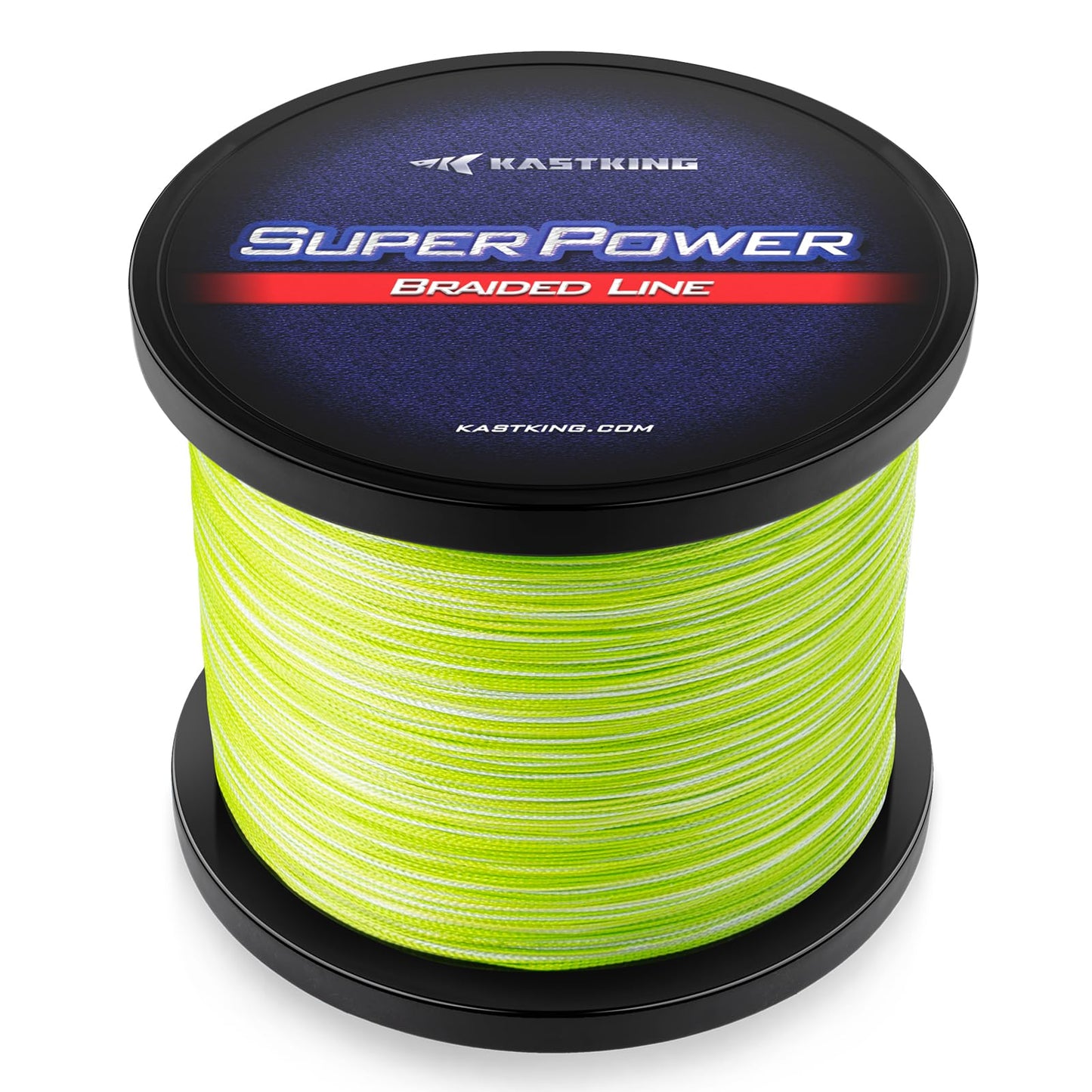 KastKing Superpower Braided Fishing Line, Grass Camo, 20 LB, 500+47 Yds