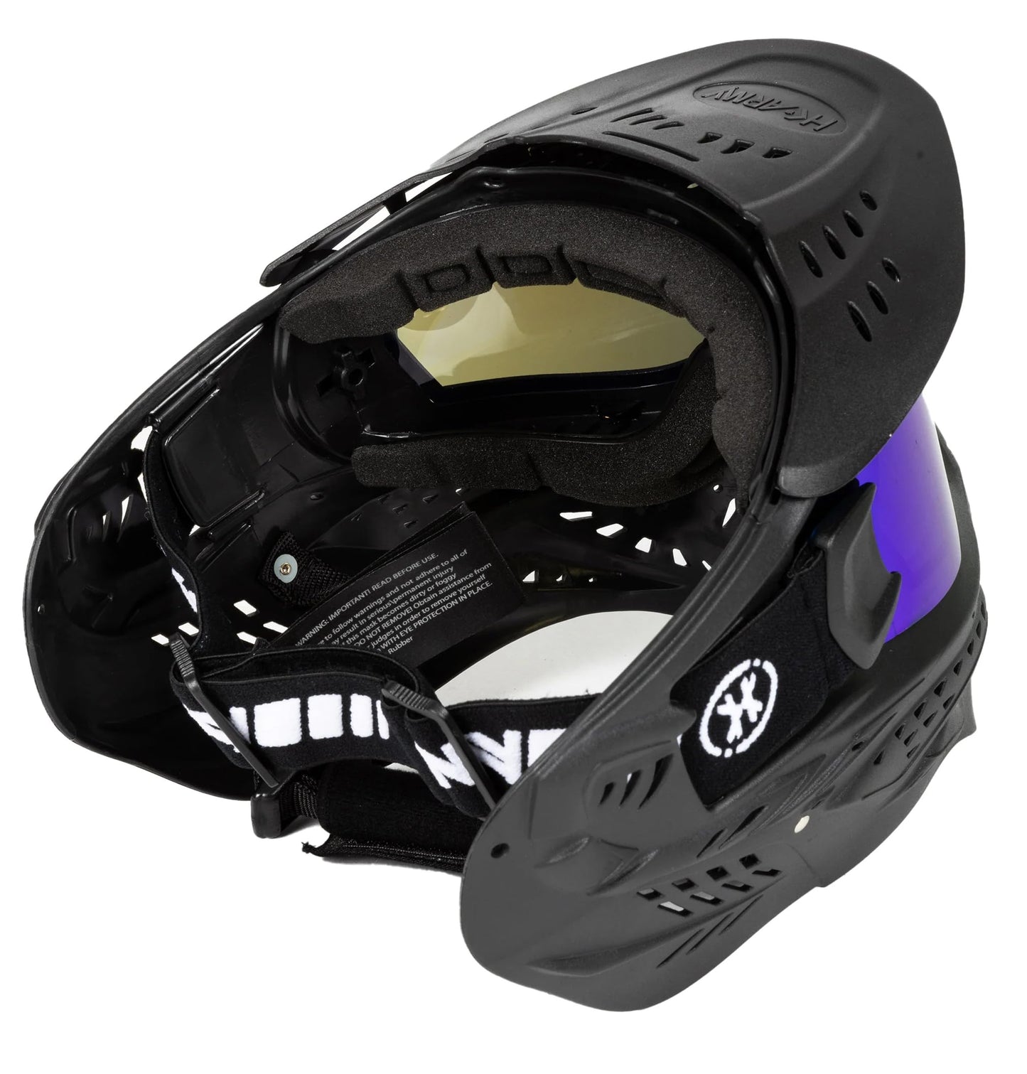 HK Army HSTL Goggle Paintball Airsoft Mask with Anti Fog Thermal Lens (Black/Ice Lens)