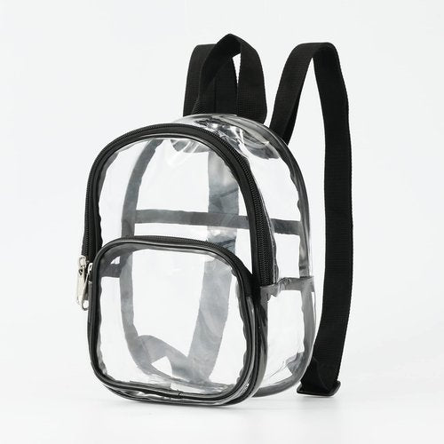 USPECLARE Clear Mini Backpack Stadium Approved for Girls, for Concert, Festival, Sport Events&Daily Use