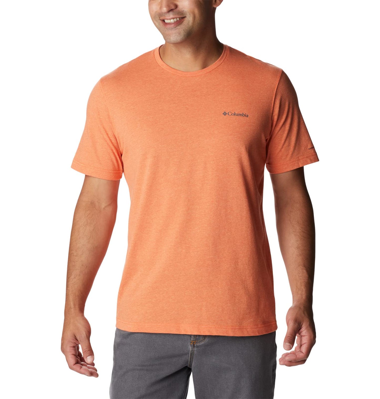 Columbia Men's Thistletown Hills Short Sleeve, Desert Orange Double Dye, 3X Tall