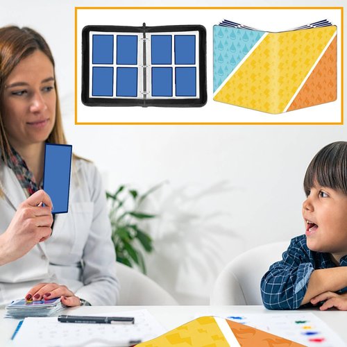 4-Pocket Card Binder Compatible with PTCG Cards,TCG Cards Holder,Trading Card Games Collection Binder Case Book Fits 400 Cards with 50 Removable Sleeves