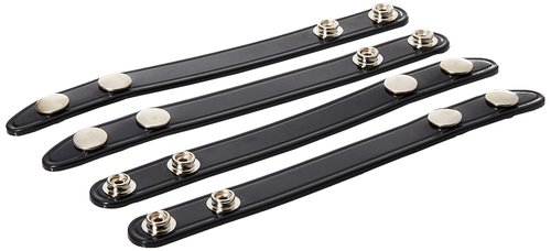 Safariland Duty Gear Chrome Snap Belt Keeper (4PACK) (High Gloss Black)