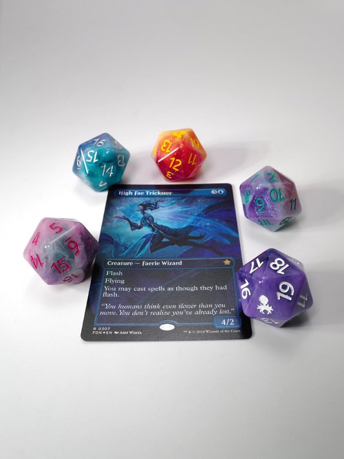 Morgan La Fay Spindown D20 by Kraken Dice