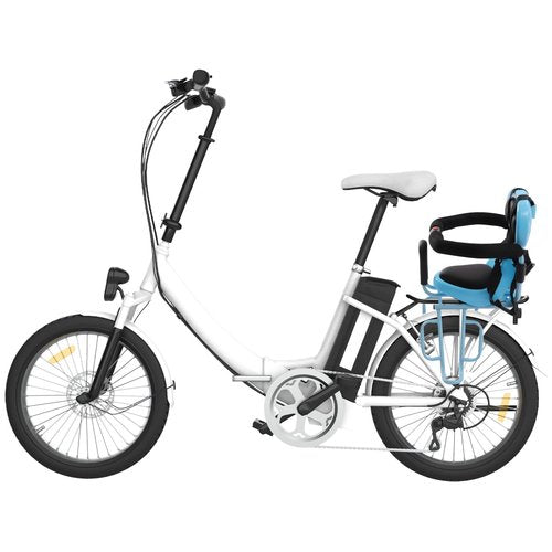 Mlonausz Child Safety Bike Seat w/Backrest for Kids Bike Saddle Seats Rack Rest Cushion