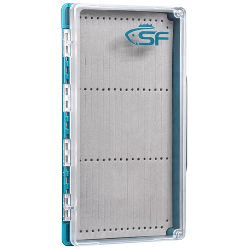 SF Fly Fishing Box Magnetic Closure Streamer Foam Polycarbonate Material Clear Lid Trout Flies Fly Box For Nymphs Fly Box Liner