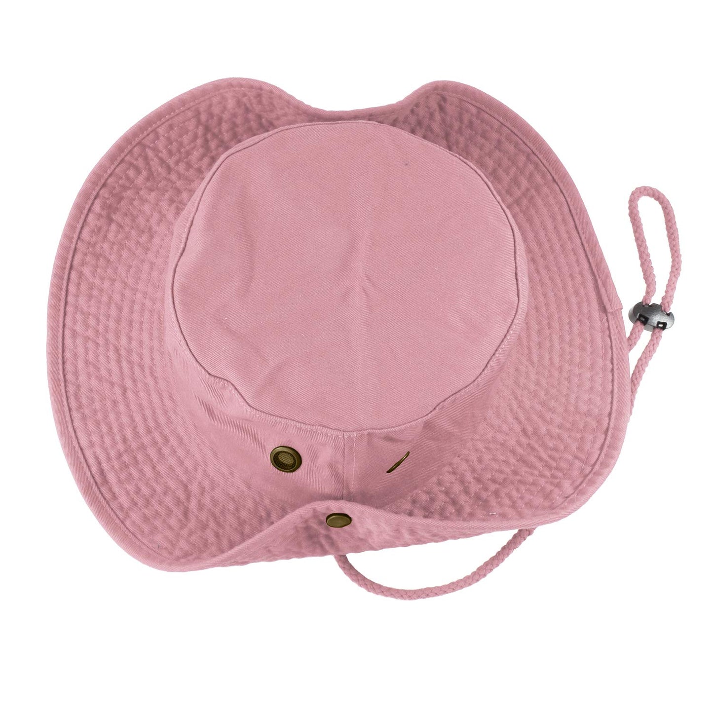 Gelante 100% Cotton Stone-Washed Adjustable Bucket Safari Boonie Sun Hats 1910-Pink-S/M