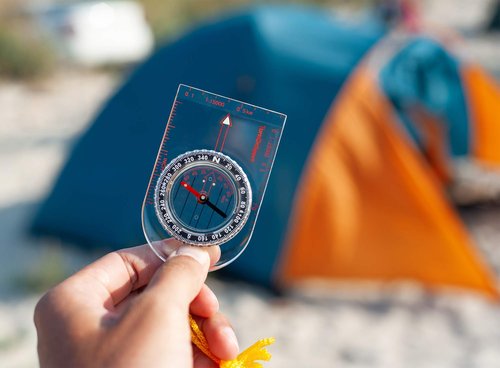 Boy Scout Compass for Kids | Orienteering Compass - Liquid Filled Compass - Camping Compass - Kids Compass - Map Compass Waterproof & Lightweight Small Survival Hiking Compass Mini Camping Compass