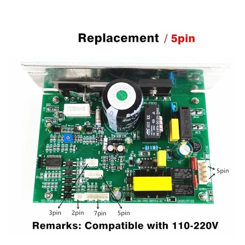 SQJZWOD Replacement DCMD66 DCMD66NP Treadmill Controller Endex DCSD57 Treadmill Control Board Circuit Board .Compatible with BH BH6435 G6515C G6448N(Replace 90-230V 5pin)