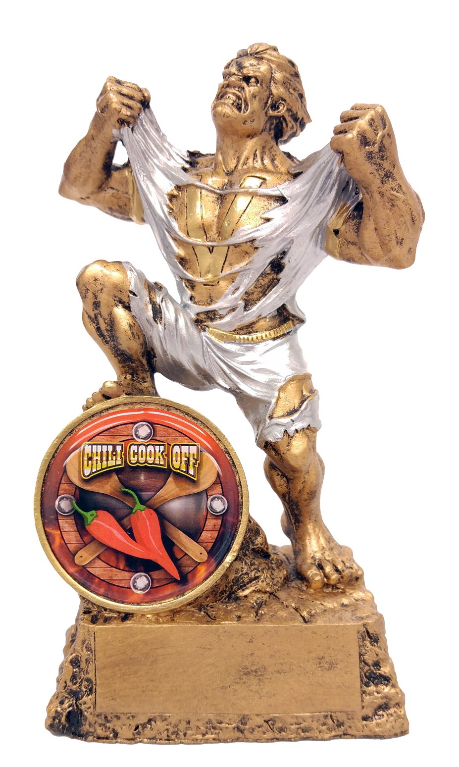 Monster Chili Cook Off Trophy - 6.75 Inch Tall/Chili Cook Off Monster Award - Engraved Plate On Request