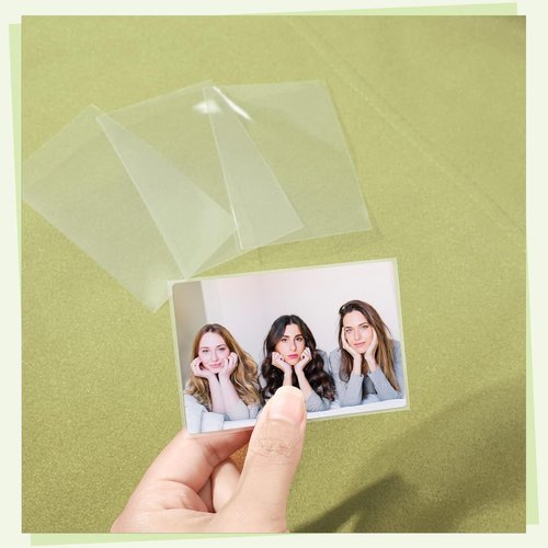 400 Pcs Kpop Photocard Sleeves 58×89mm Clear Photo Card Sleeves PVC Free & Acid Free Photocards Holder for Kpop Albums Photo Cards