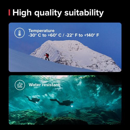 SUUNTO M-9 Wrist Compass, Northern Hemisphere, Multifunctional Compass with Velcro Wristband, Compact Waterproof Navigation Comapss for Hiking & Adventure, Black