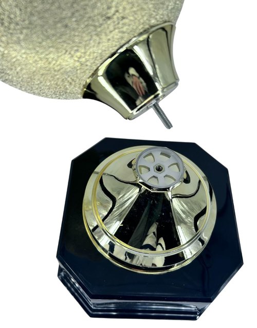 Express Medals Premium Giant 39 Inch Tall 22 Inch Wide Spark Plug Trophy with Figure, Gold Champion Cup with Handles, Black Base and Attached Plate with Your Custom Text. Trophy Weighs 8 Pounds.