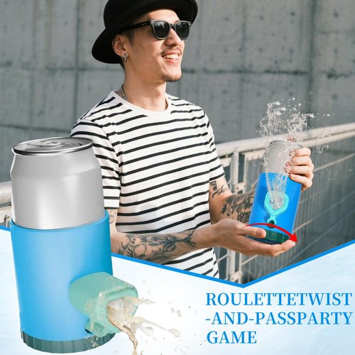 Shotguns Roulettes, Shotgun Roulette Drinking Game, Randomized Beer Shotgun, Fun Bachelor Party Gift for Tailgate BBQ Pregame or Funny White Elephant (1 Piece)