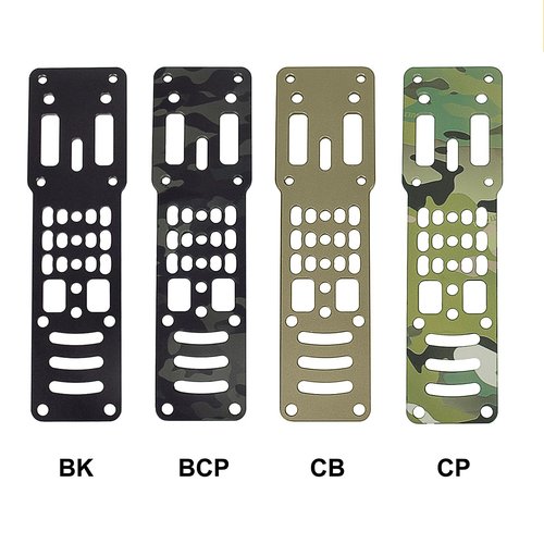 RDSPTBEK Modular Drop Leg Holster Adapter with Thigh Strap Metal Holster Adapter Duty Belt Accessories Airsoft Tactical Gear (BK)