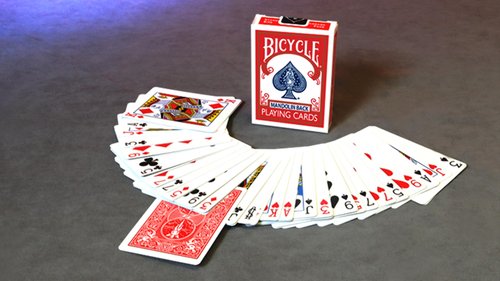 Murphy's Magic Supplies, Inc. Invisible Deck Bicycle Mandolin (Red)