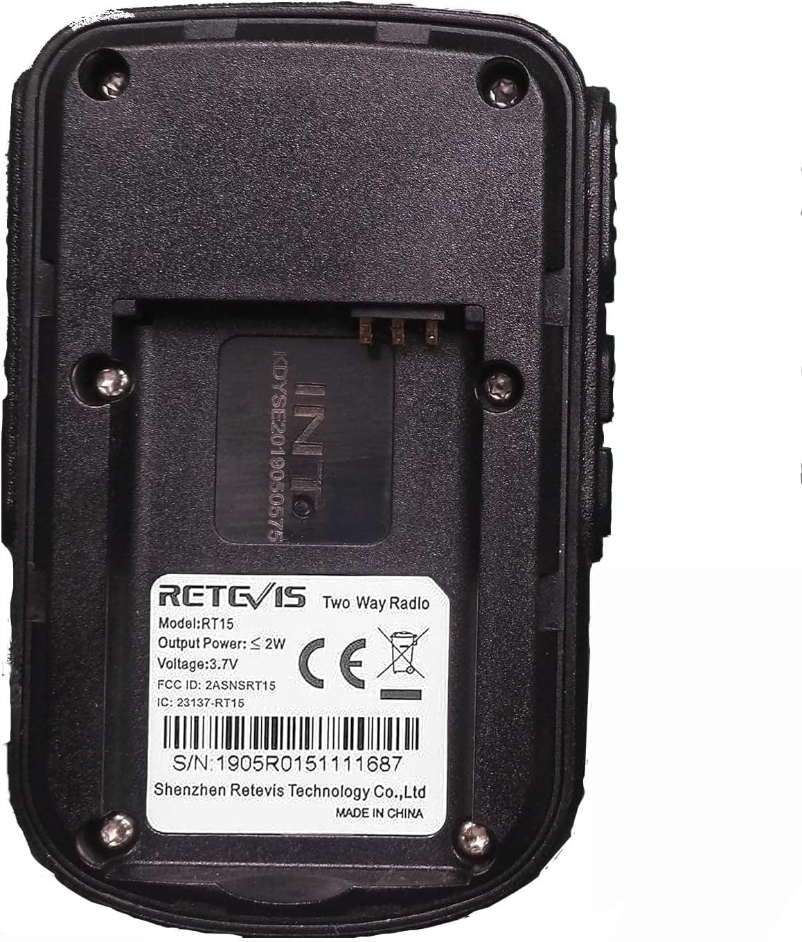 Retevis RT15 Mini Walkie Talkies for Adults, Small Portable 2 Way Radios, Low Battery Warning, VOX, Compact, Walky Talky Rechargeable for Warehouse Camping Hiking Outdoor Trip Family Travel(3 Pack)