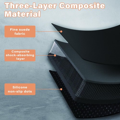 31" Portable PU Dance Floor - 0.5" Thick Shock-Absorbing Non-Slip Surface | Odorless Ballet & Tap Practice Mat for Jazz/Figure Skating Training | Practice Pirouette, Black
