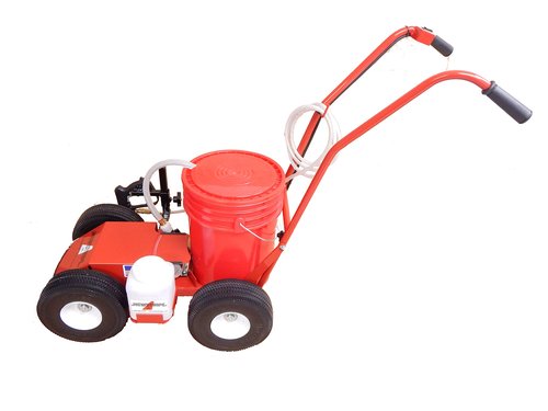 Newstripe EcoLiner Plus Battery Powered Field Striper (Part# 10004484) | Heavy Duty Diaphragm Pump, Detachable Spray Gun, 1-Gallon Cleaning Tank, 12V Deep Cycle Battery | 2-Year Warranty | Made in USA