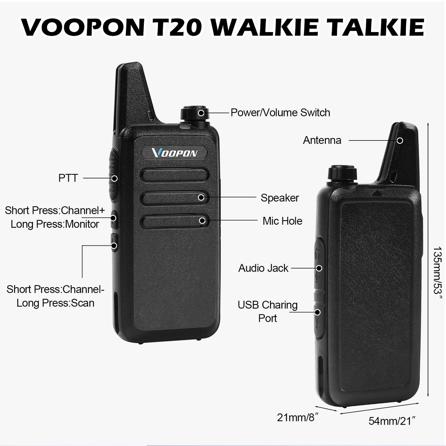 Rechargeable Walkie Talkies for Adults with 6 Way Muti Unit Gang Charger Earpieces 22 FRS Channels Two-Way Radios Long Range VOX Mini Transceivers for Business Company Camping Church Shop (6 Pack)