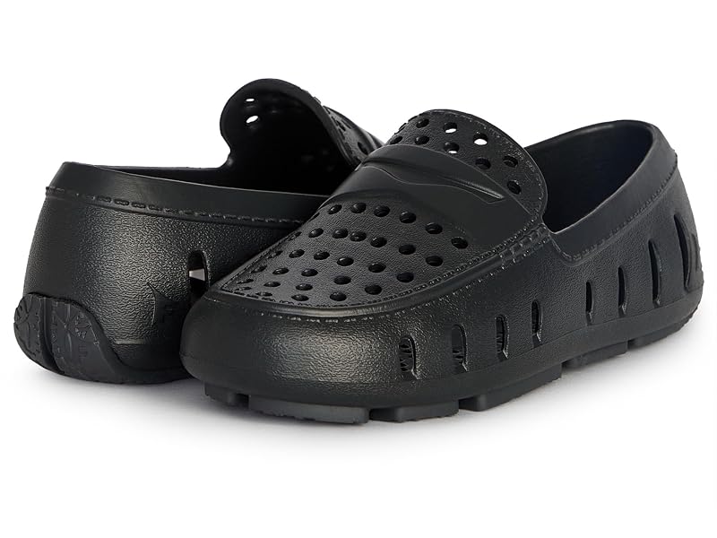 Floafers Prodigy Driver Kids Slip-On Water Shoes - Black/Asphalt (Big Kid)