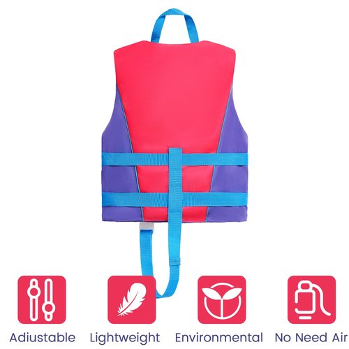 Zeraty Toddler Swim Vest Neoprene Kids Float Jacket Swimming Aid for Children 20-30-40-50 lbs with Triple Safety Strap Age 1-6 Years