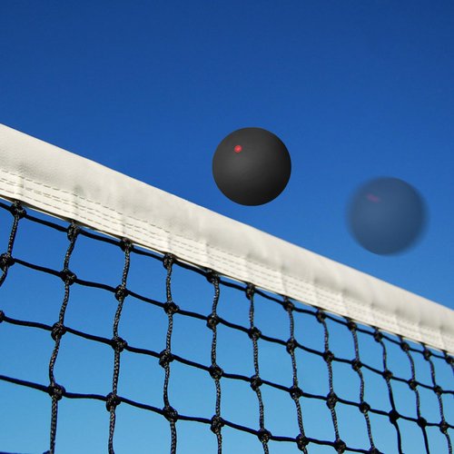 Toddmomy 4 Pcs Squash Balls, Double Yellow Dots, Single Yellow Dots, Single Red Dots, Single Blue, Sports Squash Ball High Bounce Squash Ball for Beginners and Training