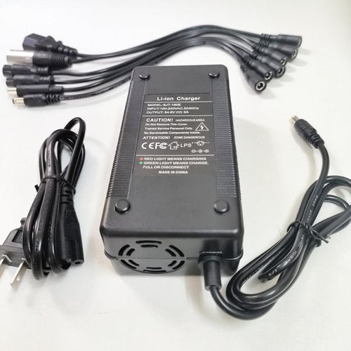 HERISKEER [Verified Fit] 54.6V 3A Fast Charger (7 Plugs) Universal for 48V Lithium Battery 13S 48 Volt Replacement Charger HeyBike Lectric Sondors Pedego Rad Power Aventon VIVI (48V Only) etc