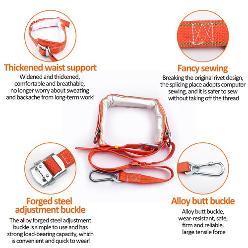 Esayendder Tree Climbing Spikes, Tree Climbing Gear Set, for Logging, Tree surgen